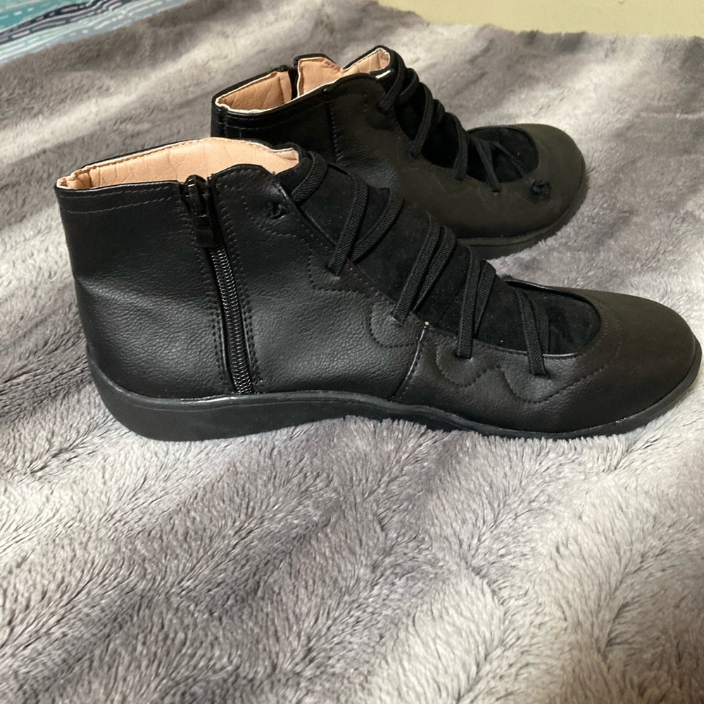 Black booties